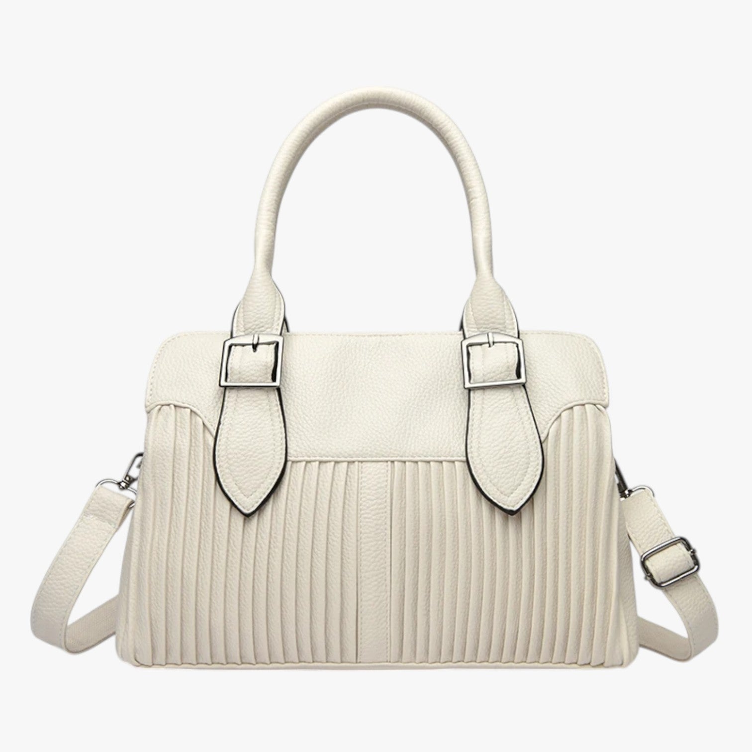 Janelle | Zaino in morbida pelle PU - Bianco avena - bag Bags handbags women bags Women's handbags - Concept Palermo