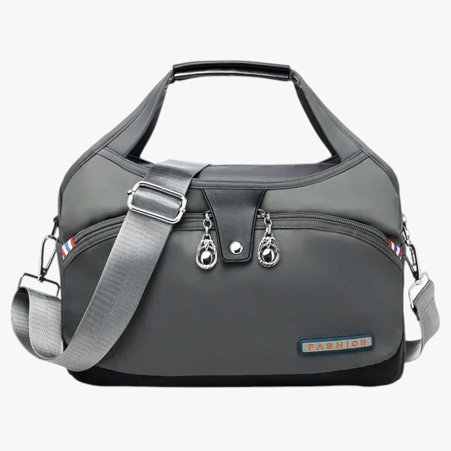 Leona | Borsa a tracolla alla moda con spazio extra - Grigio chiaro - bag Bags handbags women bags Women's handbags - Concept Palermo