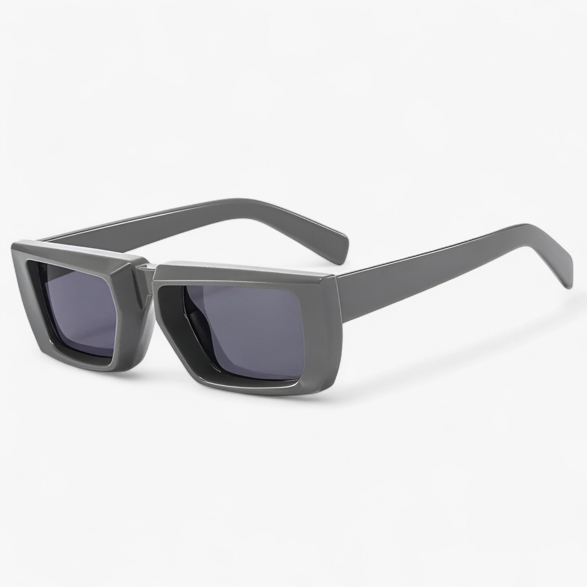 Luca | Occhiali da sole Y2K firmati con montatura squadrata unisex - GRIGIO Come mostrato nella figura - Fashion Sunglasses men sunglasses polarized mens sunglasses Polarized man sunglasses polarized sunglasses women sun glasses Sunglasses sunglasses polarized men - Concept Palermo