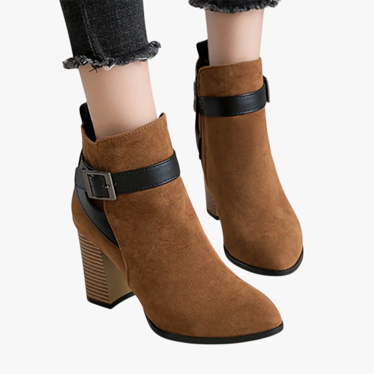 Eberta | Stivali alti da donna con fibbia – Eleganza e comodità per l'autunno/inverno - - BOOTS Boots & Shoes womens boots - Concept Palermo