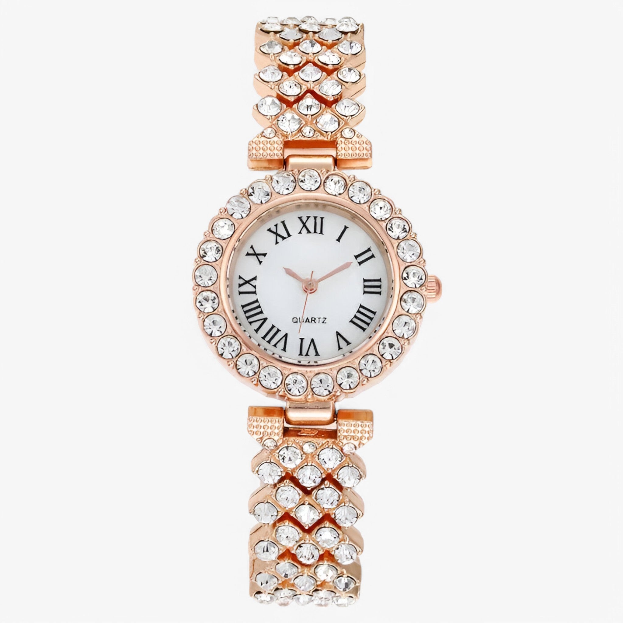 Maria | Orologio elegante in oro rosa con diamanti - oro rosa - female watch watch for women - Concept Palermo