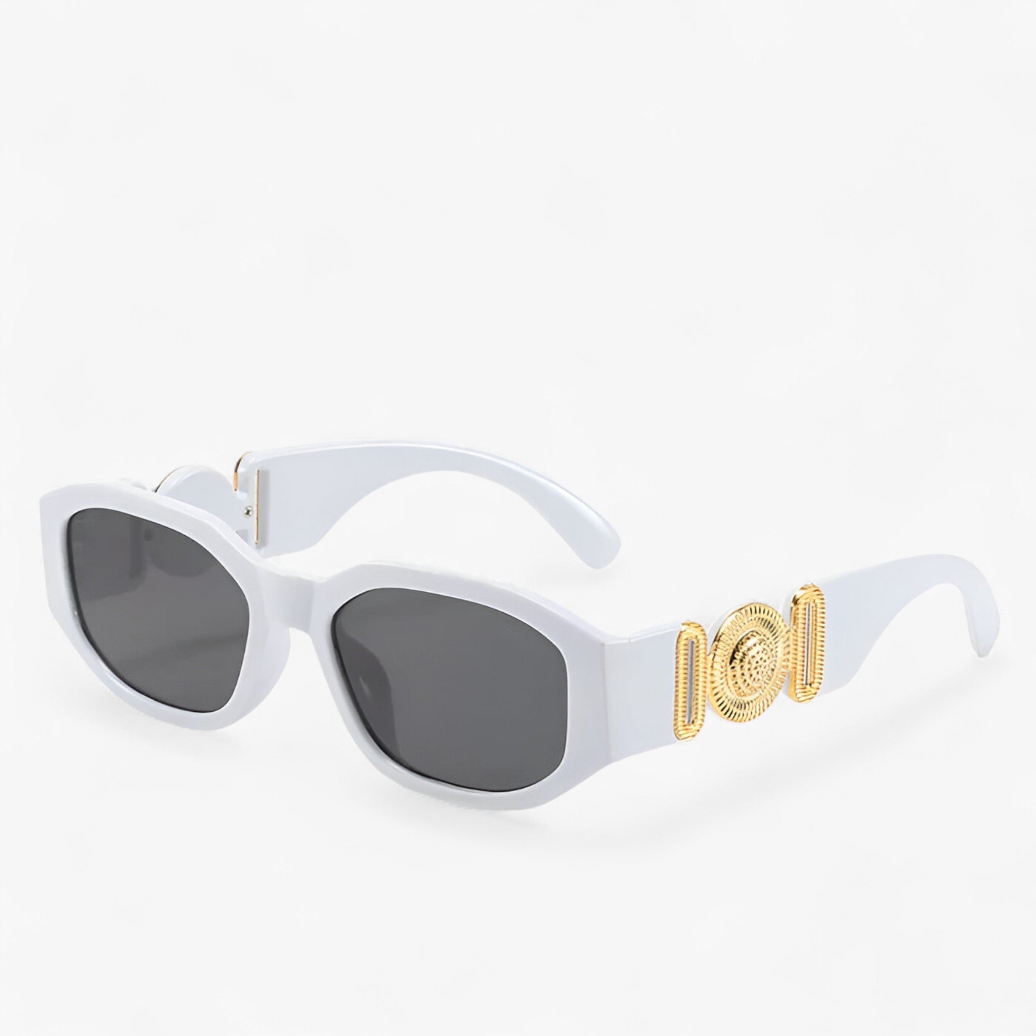 Liam | Occhiali da sole rettangolari piccoli da viaggio e stile vintage - Bianco As shown - Fashion Sunglasses men sunglasses polarized mens sunglasses Polarized man sunglasses Sunglasses sunglasses polarized men - Concept Palermo