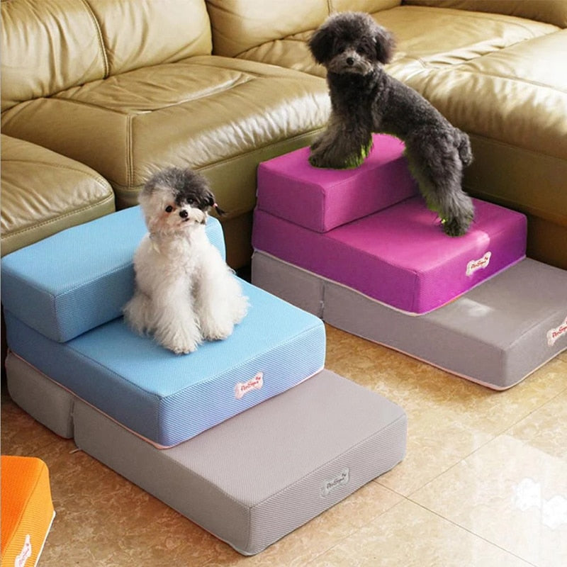 Scala per cani (2 strati) | Fai salire facilmente il tuo piccolo sul divano - - dog stairs DOG SUPPLIES pet ramps pet steps - Concept Palermo