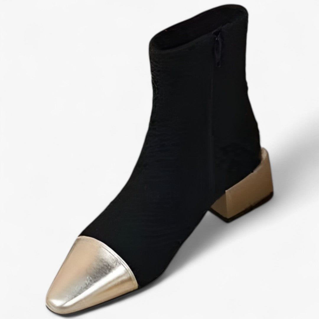 Selene | Stivaletti eleganti con tacco sottile e punta affusolata - Nera - BOOTS Boots & Shoes - Concept Palermo