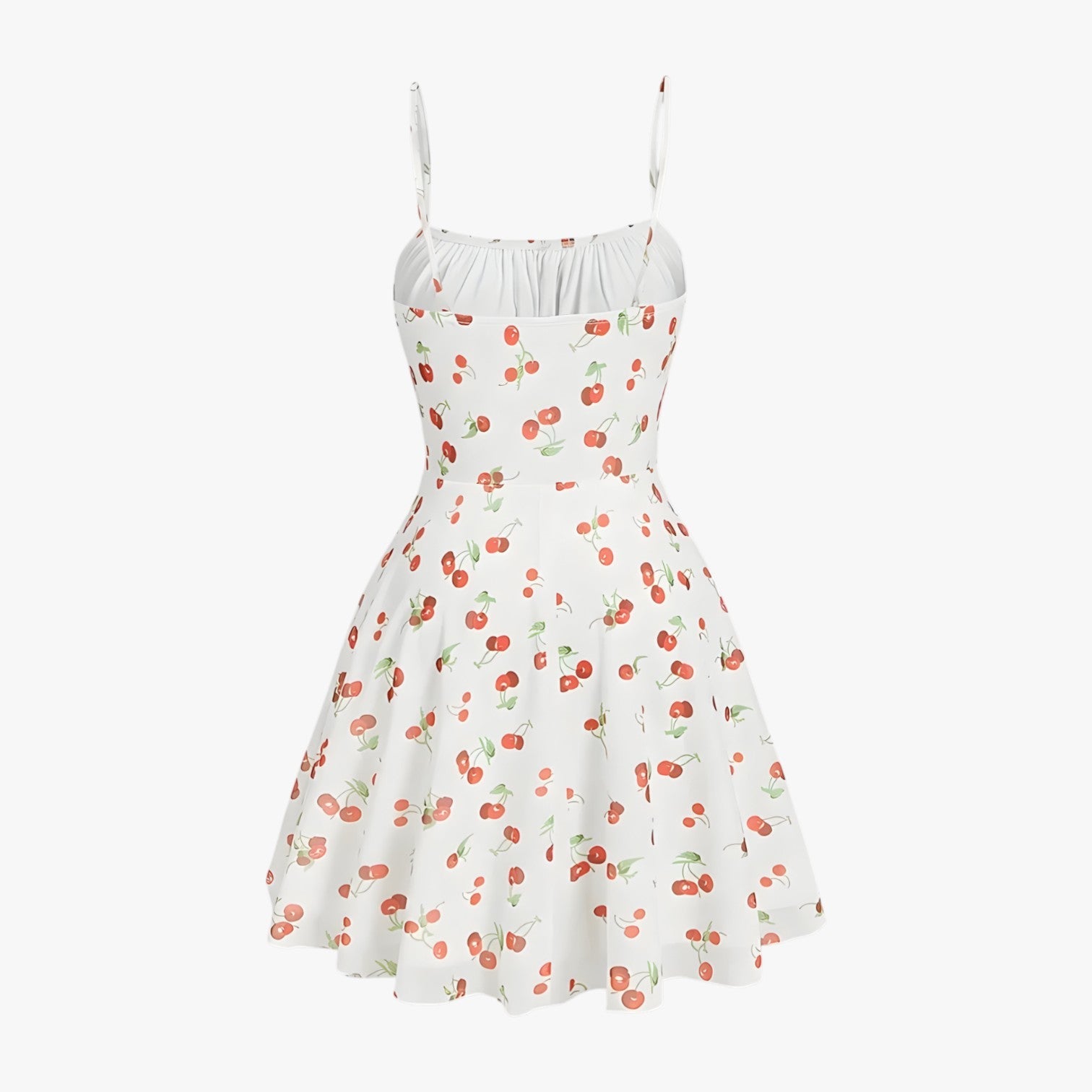 Lola | Abito svasato vintage con stampa ciliegia per feste estive - - - Concept Palermo