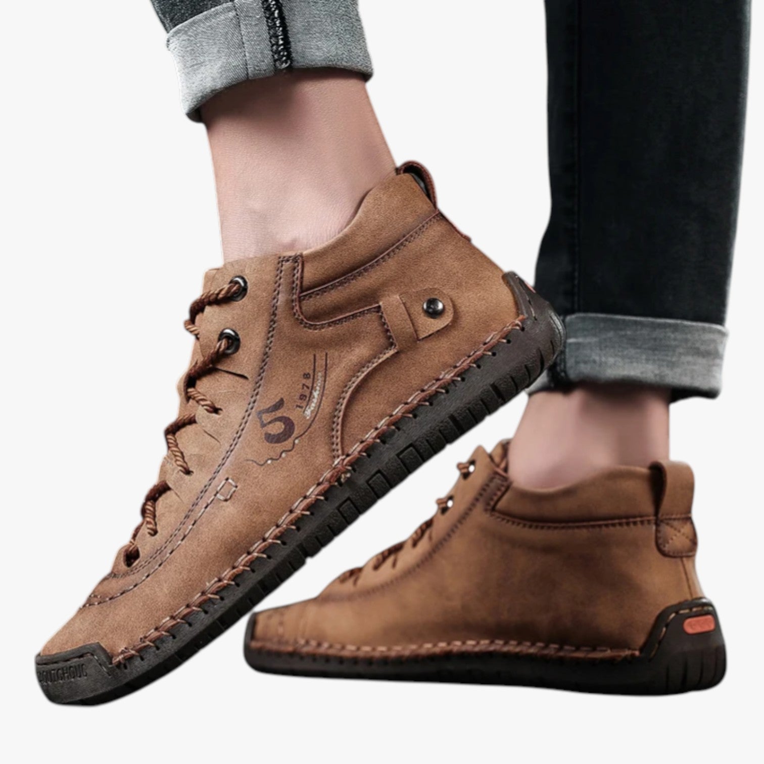 Tanner | Scarpe casual da uomo in pelle cucite a mano: comfort a ogni passo - - Boots & Shoes Men's Shoes shoes - Concept Palermo