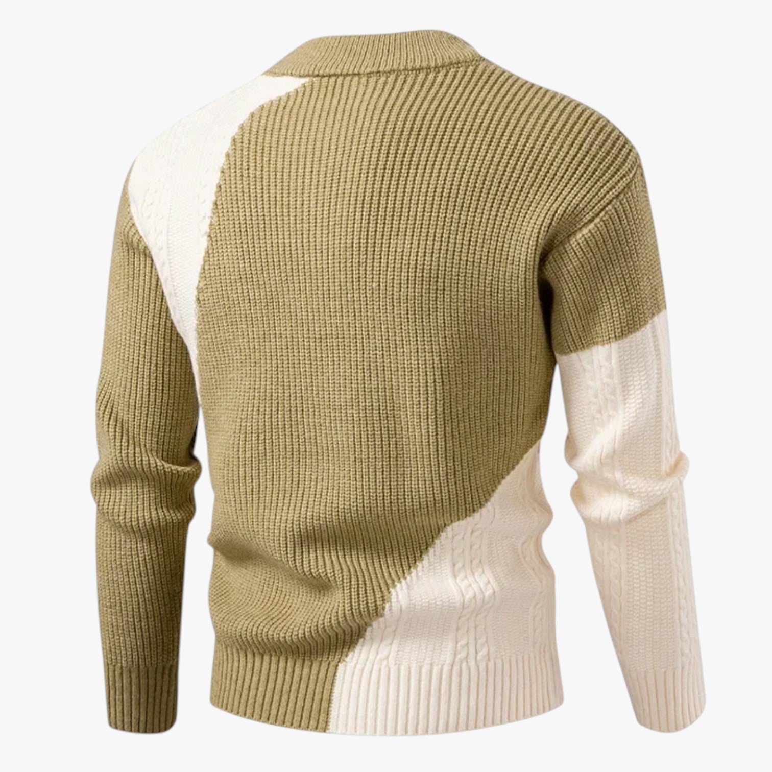 Felix | Maglione oversize da uomo, caldo ed elegante, color block, per l'autunno - - Sweater sweater men sweaters - Concept Palermo