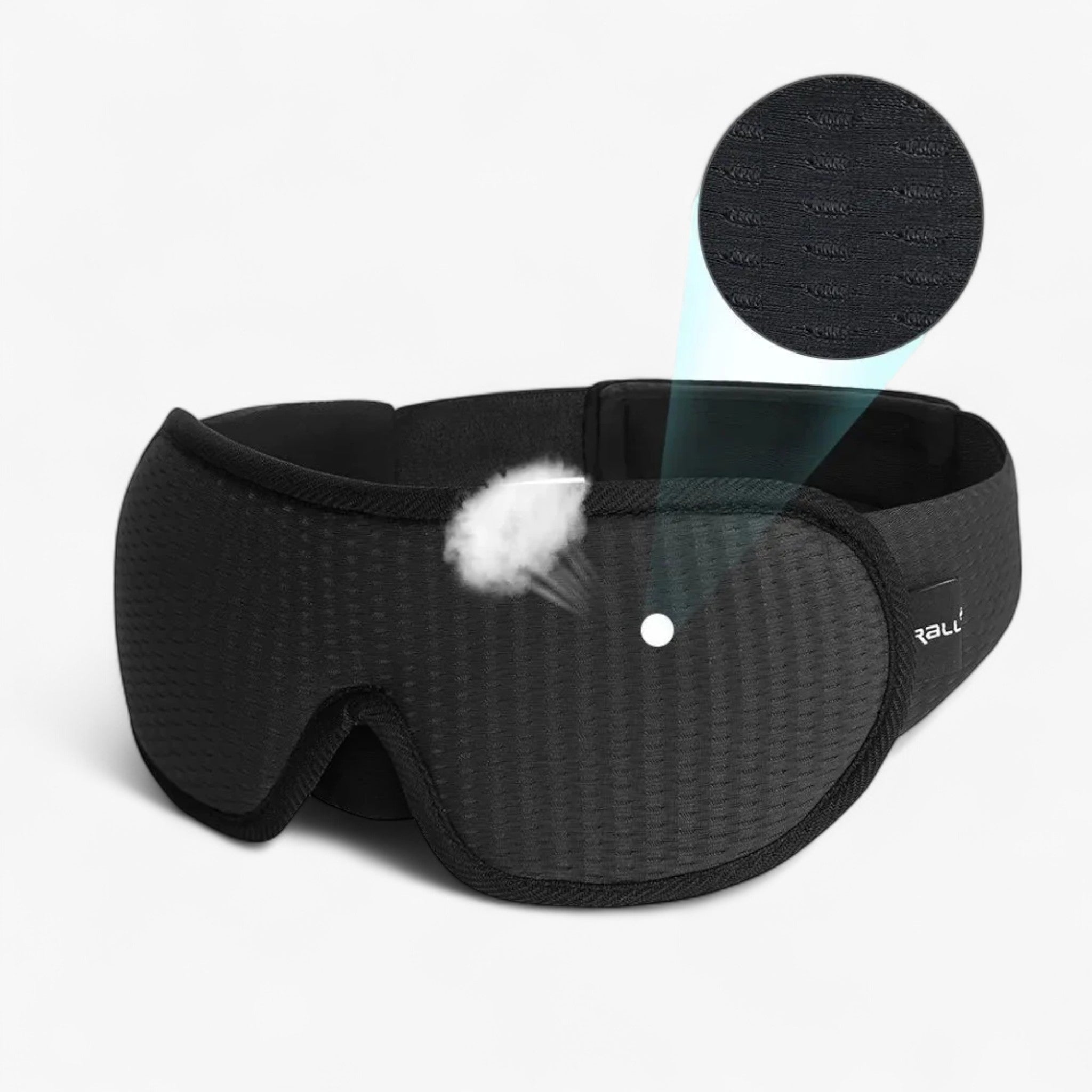 Dreampro | Maschera per gli Occhi UltraComfort 3D: Buio Perfetto - Nero - Mask men Sleeping Mask spring women - Concept Palermo