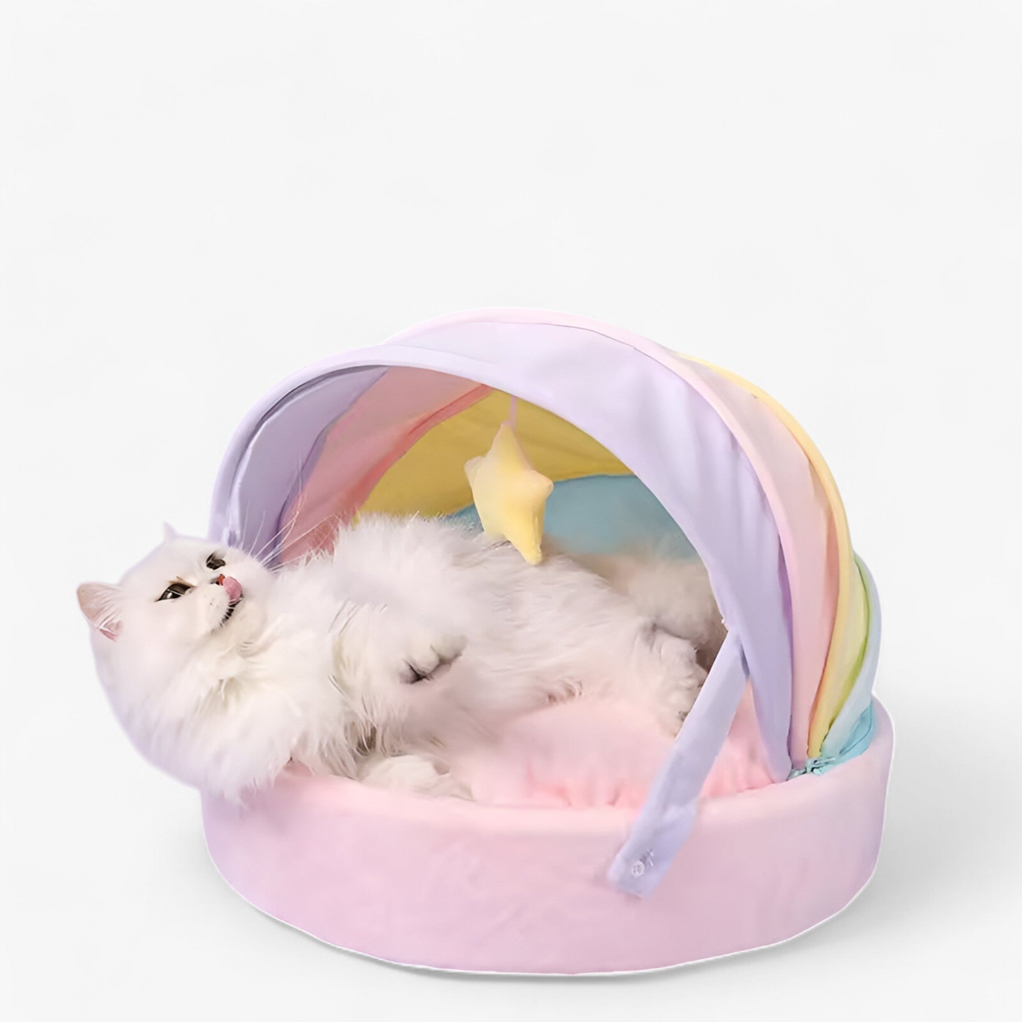 PuffyPaws™ | Casa per Gatti Rainbow - Comfort e Calore per il Tuo Animale Domestico - - - Concept Palermo