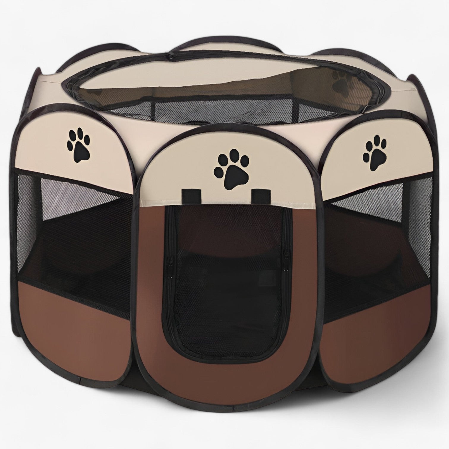 Milo | Tenda portatile pieghevole per animali domestici per comfort e facilità - caffè - pet pet accessories pet bed PET SUPPLIES - Concept Palermo