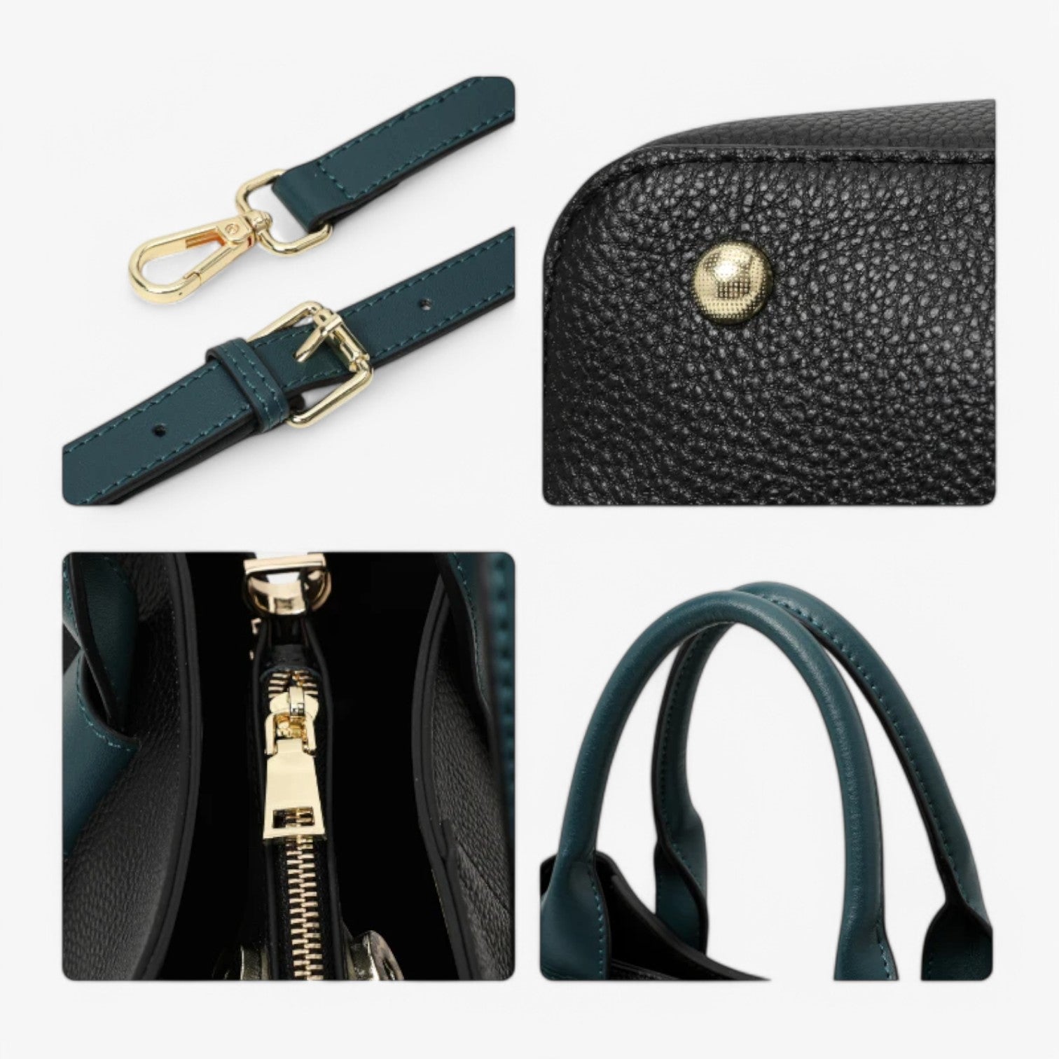 Sandrine | Luxe e Versatile – Borsa a Spalla in Pelle di Vacca Premium - - bag handbags Leather Bag women bag - Concept Palermo