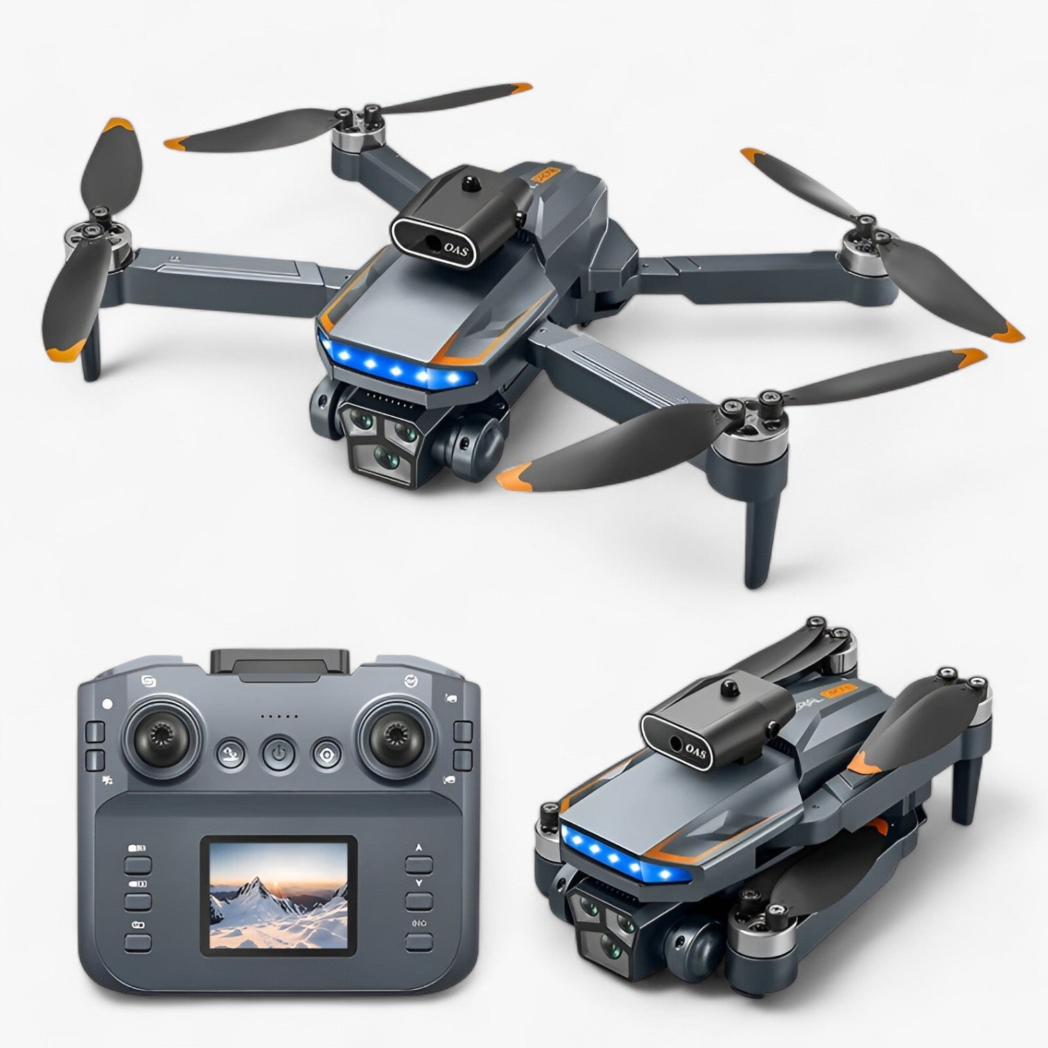 Alessio | P18 RC Drone per Bambini – Telecamera 8K con Evitamento Ostacoli - Nero - toys toys for kids - Concept Palermo