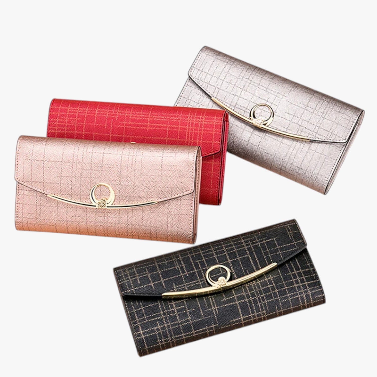 Zariyah | Elegante portafoglio lungo in pelle con grande capacità - - elegant wallet wallet wallets womens wallet - Concept Palermo