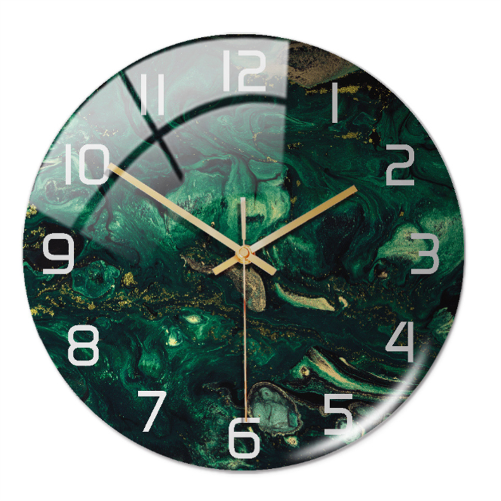 Orologio in marmo senza tempo - Verde scuro - clocks - Concept Palermo