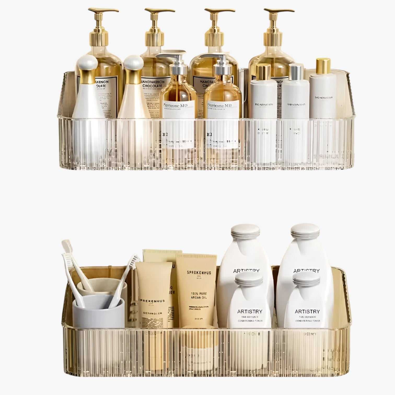 Aileen | Contenitore angolare salvaspazio – resistente senza forare - - bathroom - Concept Palermo