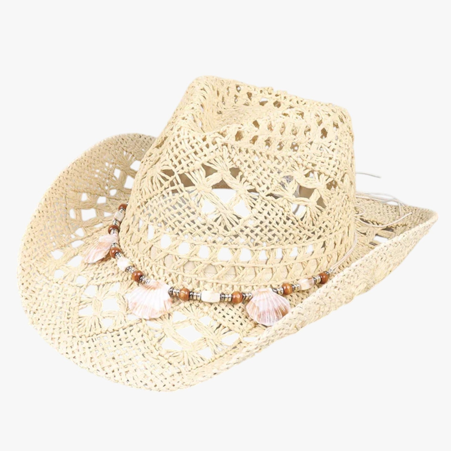 Skye | Cappello Cowboy Unisex in Paglia Vintage - Beige Circa 58cm - hat Hat for girls women hat womens hat - Concept Palermo