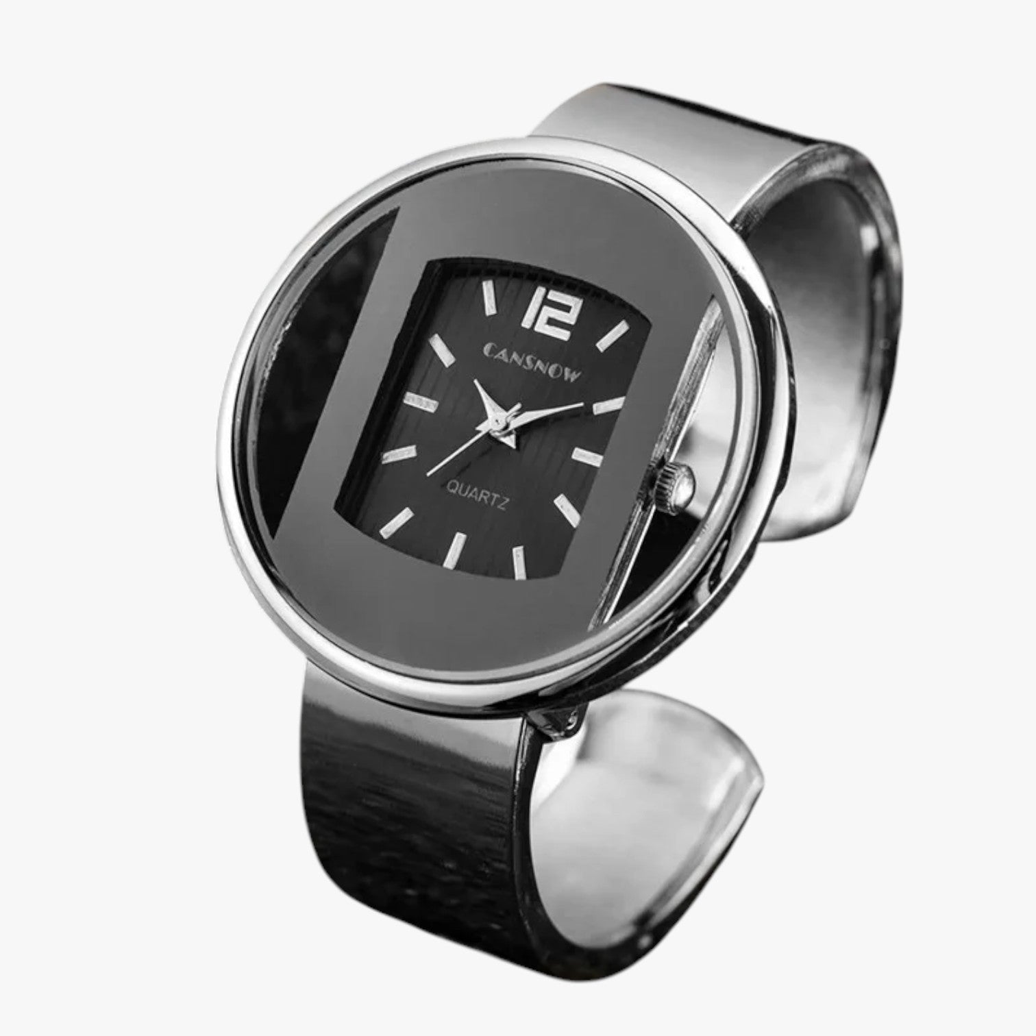 Micah | Orologio da donna con bracciale in acciaio alla moda - Argento nero - female watch ladies watch watch watch for women watches wrist watches for women - Concept Palermo