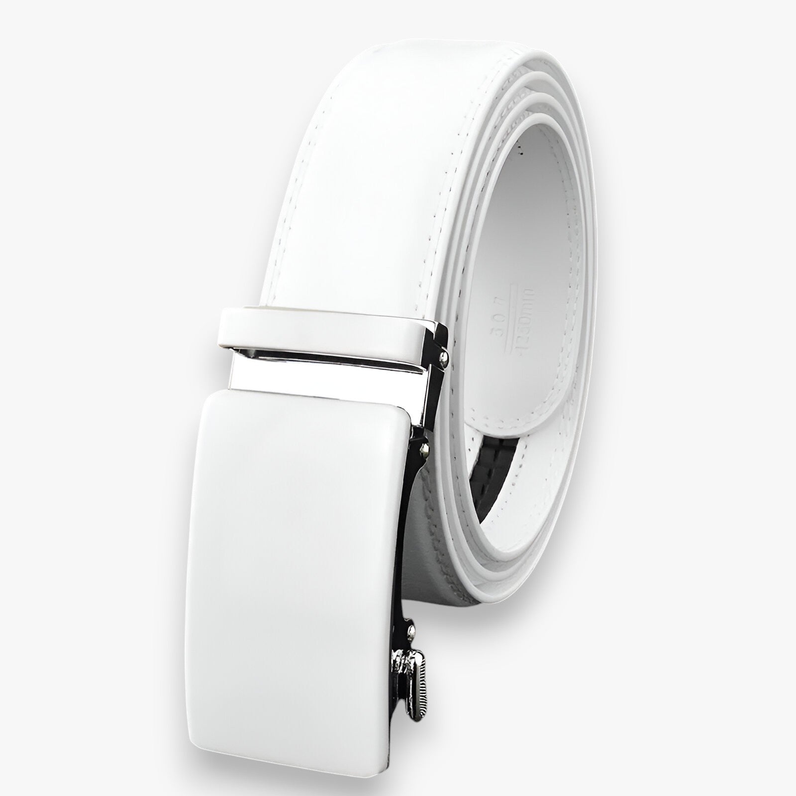 Colton | Lussuosa Cintura Bianca da Designer – Elegante e Sostenibile - Bianco - belts mens accessory Mens belt - Concept Palermo