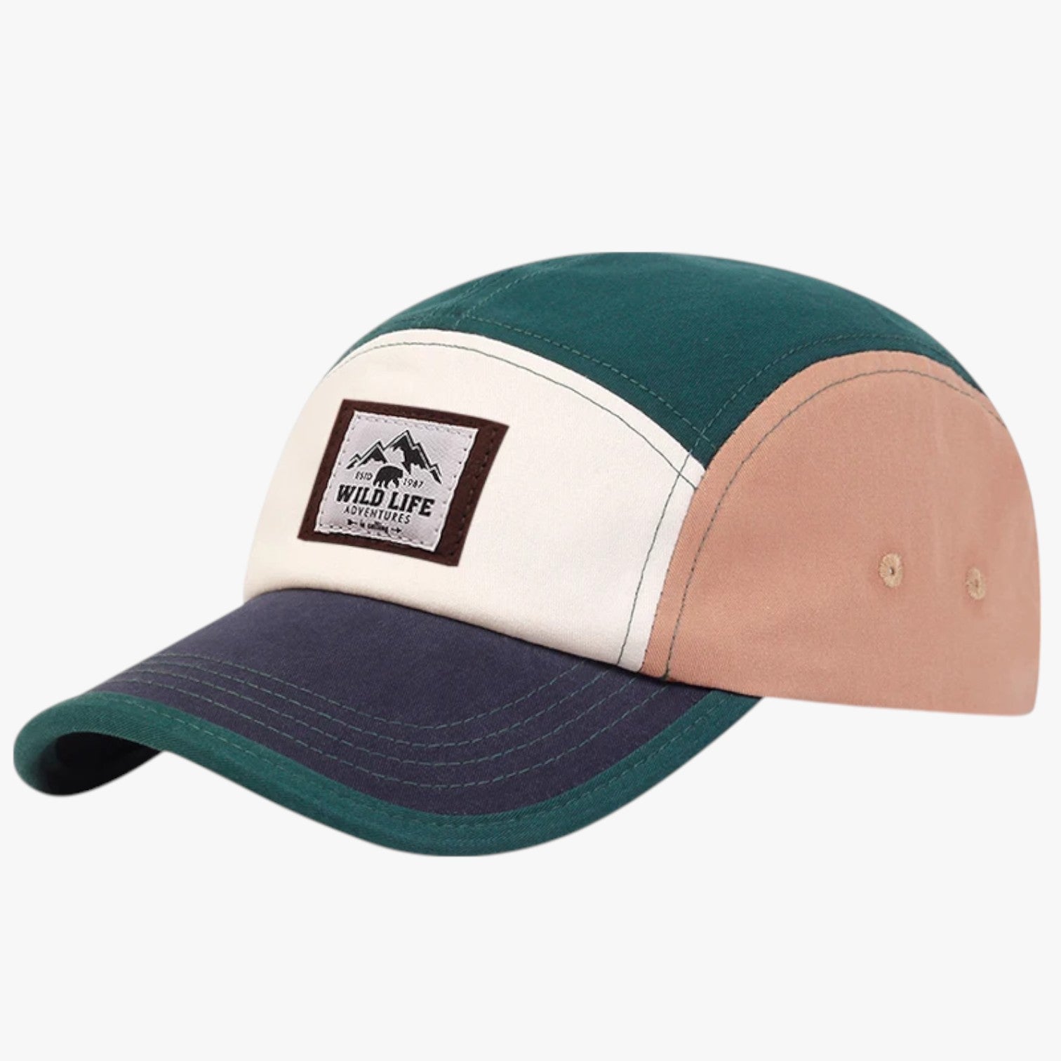 Brixton | Cappello 5 Pannelli Stile Vintage Unisex - Verde Regolabile - Baseball caps caps mens cap - Concept Palermo