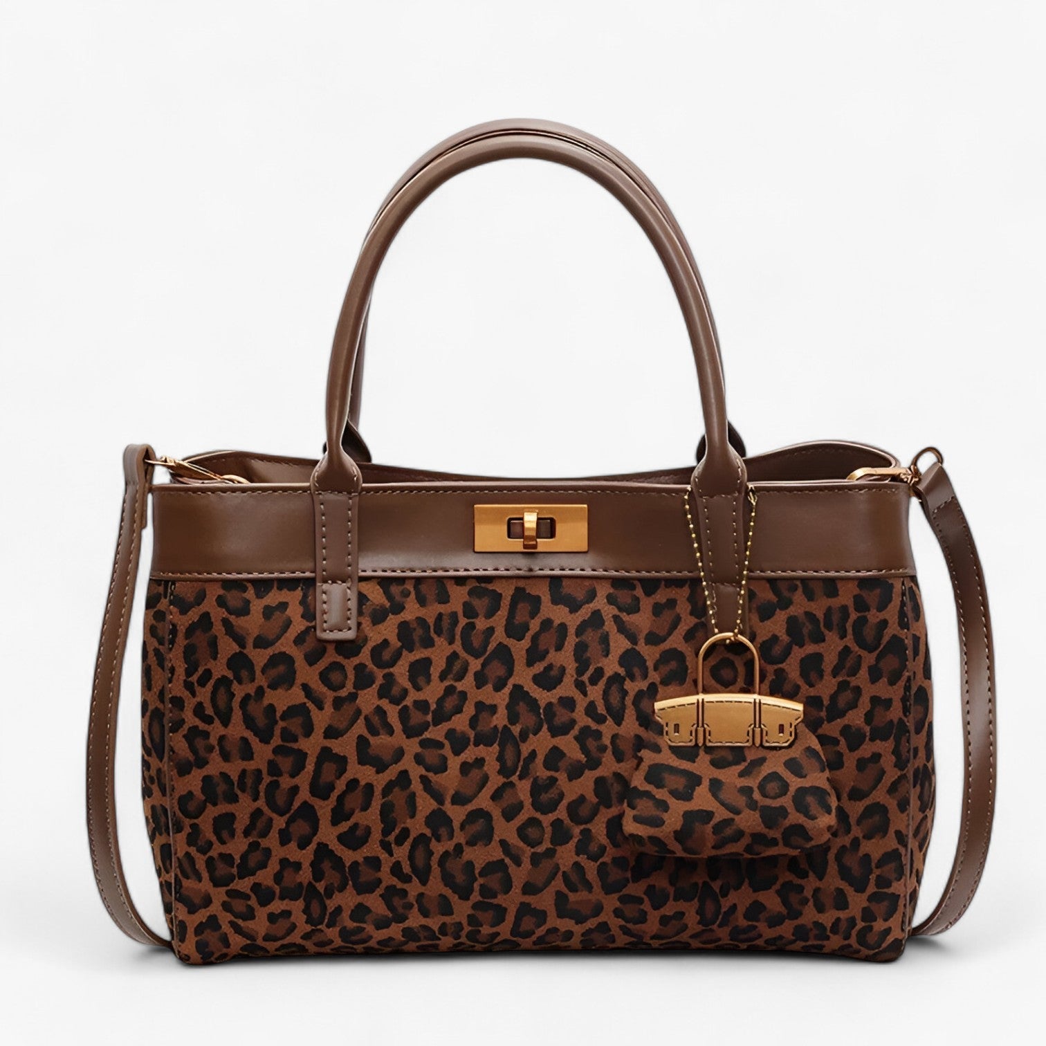 Irina | Tote alla Moda con Stampa Leopardo e Grande Capacità - - handbags Women's handbags - Concept Palermo