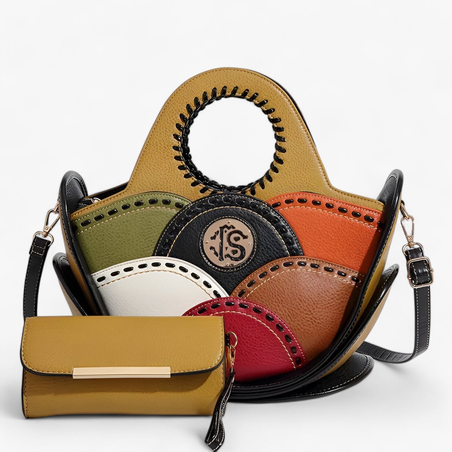Valeria | Grande Borsa a Spalla in Pelle con Ampi Scomparti - - Shoulder Bags Women's shoulder bag - Concept Palermo