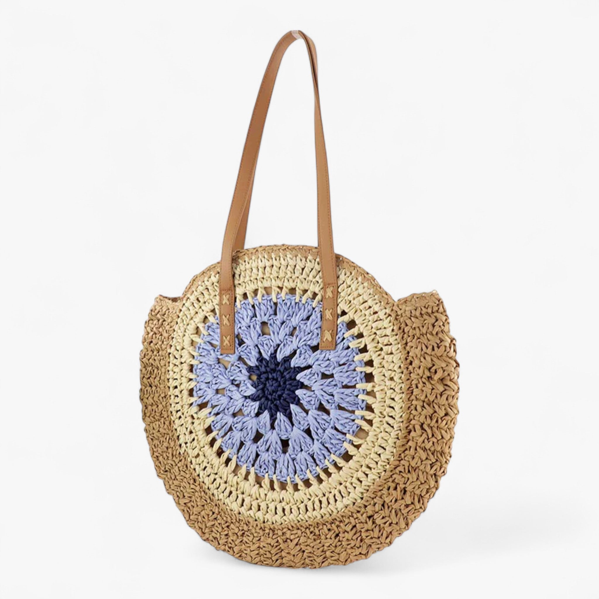Sianei | Borsa Rotonda da Spiaggia - Blue - - Concept Palermo