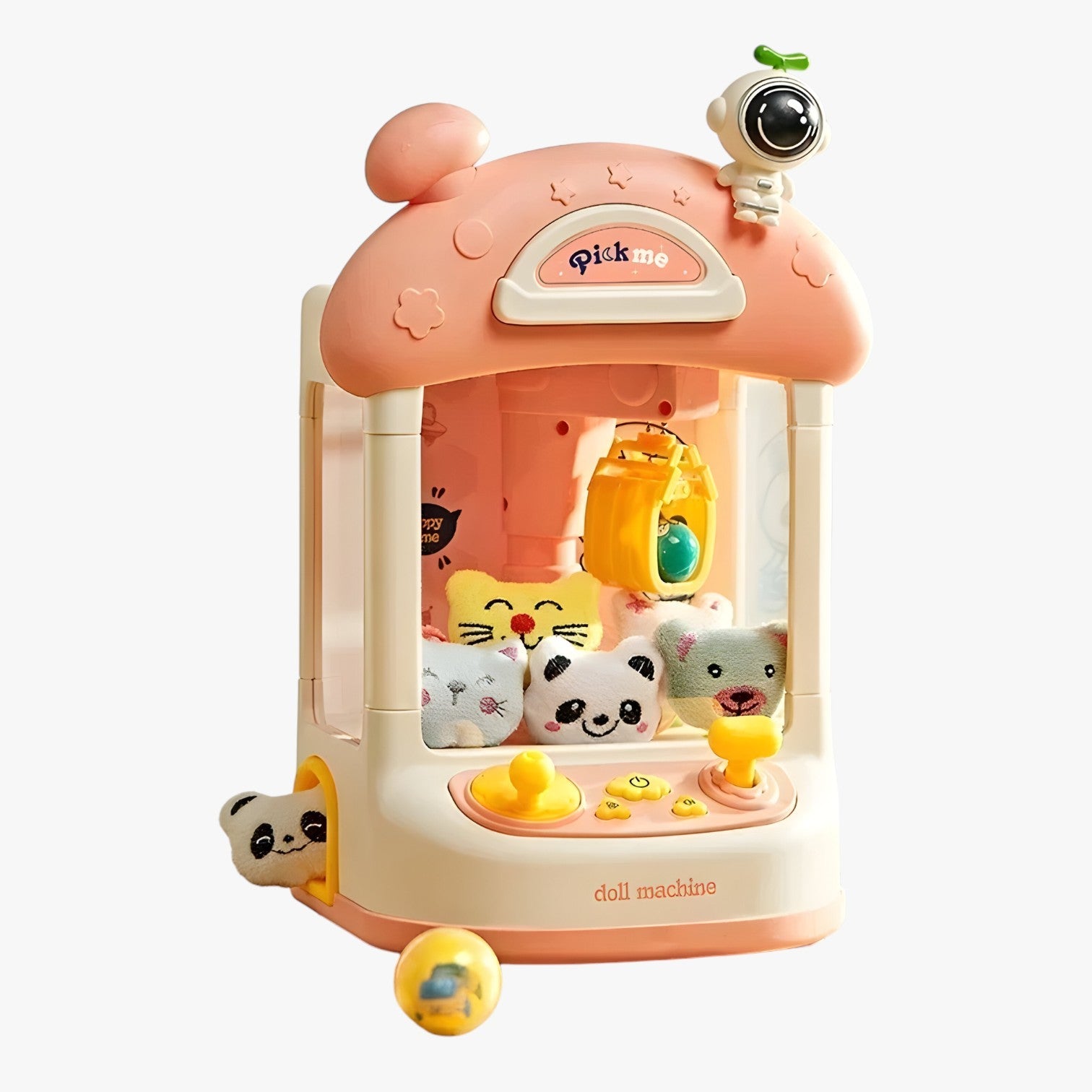 Remi | Mini Macchina per Raccogliere – Giocattolo da astronauta con luce e musica - Rosa - toys toys & gifts toys for kids - Concept Palermo