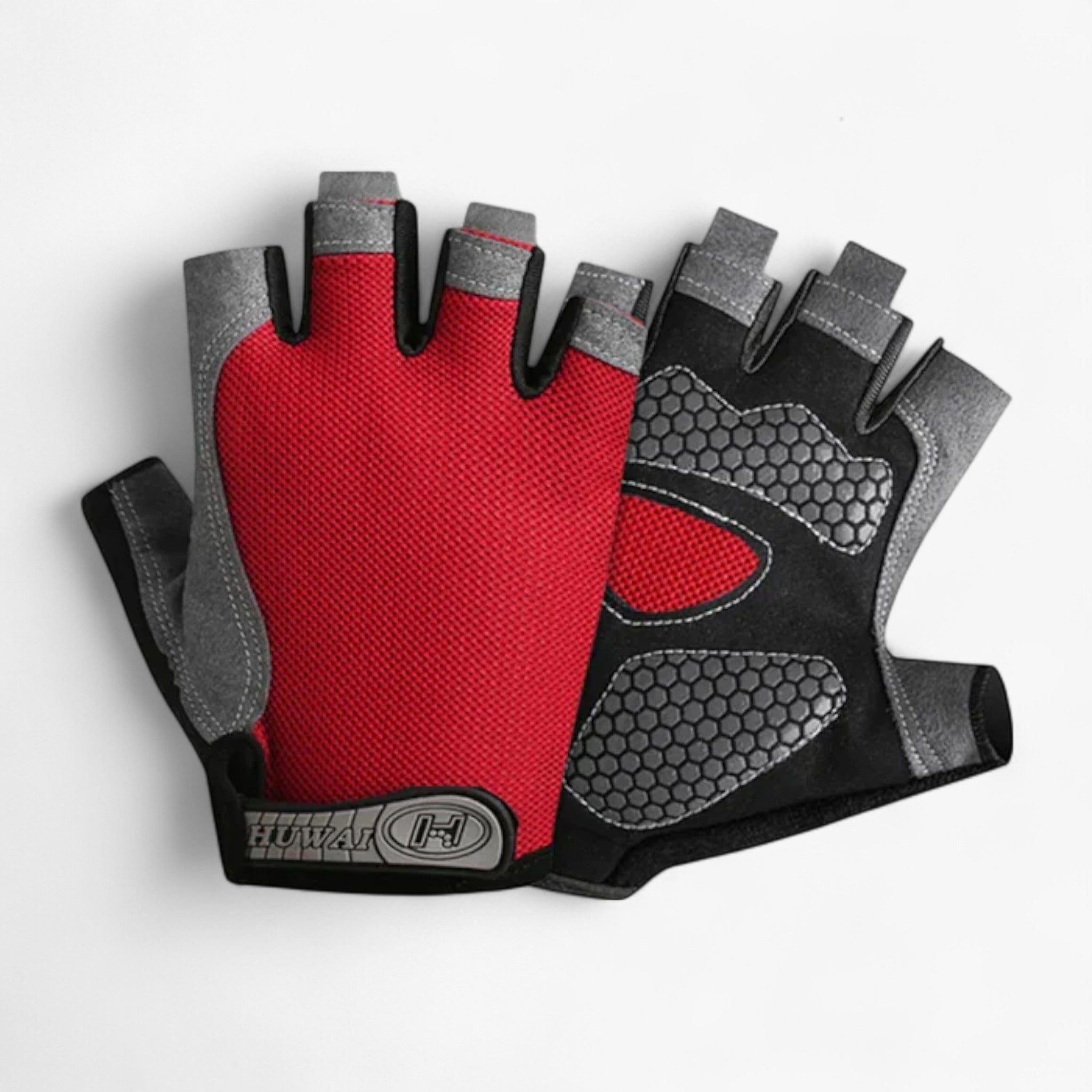 Guanti sportivi antiscivolo GripMaster: freschi, comodi e resistenti - Upgrade Rosso - bicycle gloves gloves gloves for men mens gloves - Concept Palermo