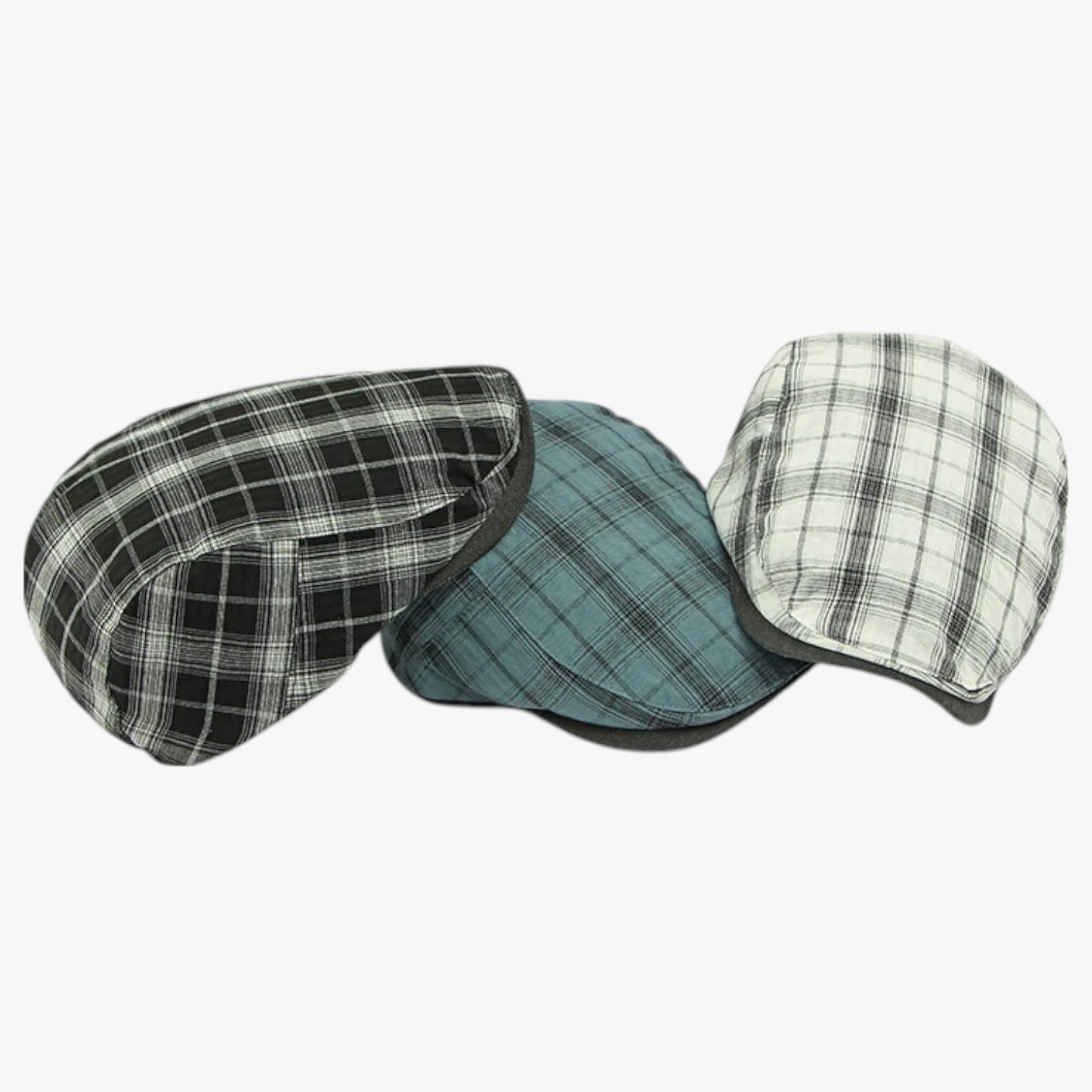 Sevyn | Berretto Tartan Retro in Cotone - - caps mens cap - Concept Palermo