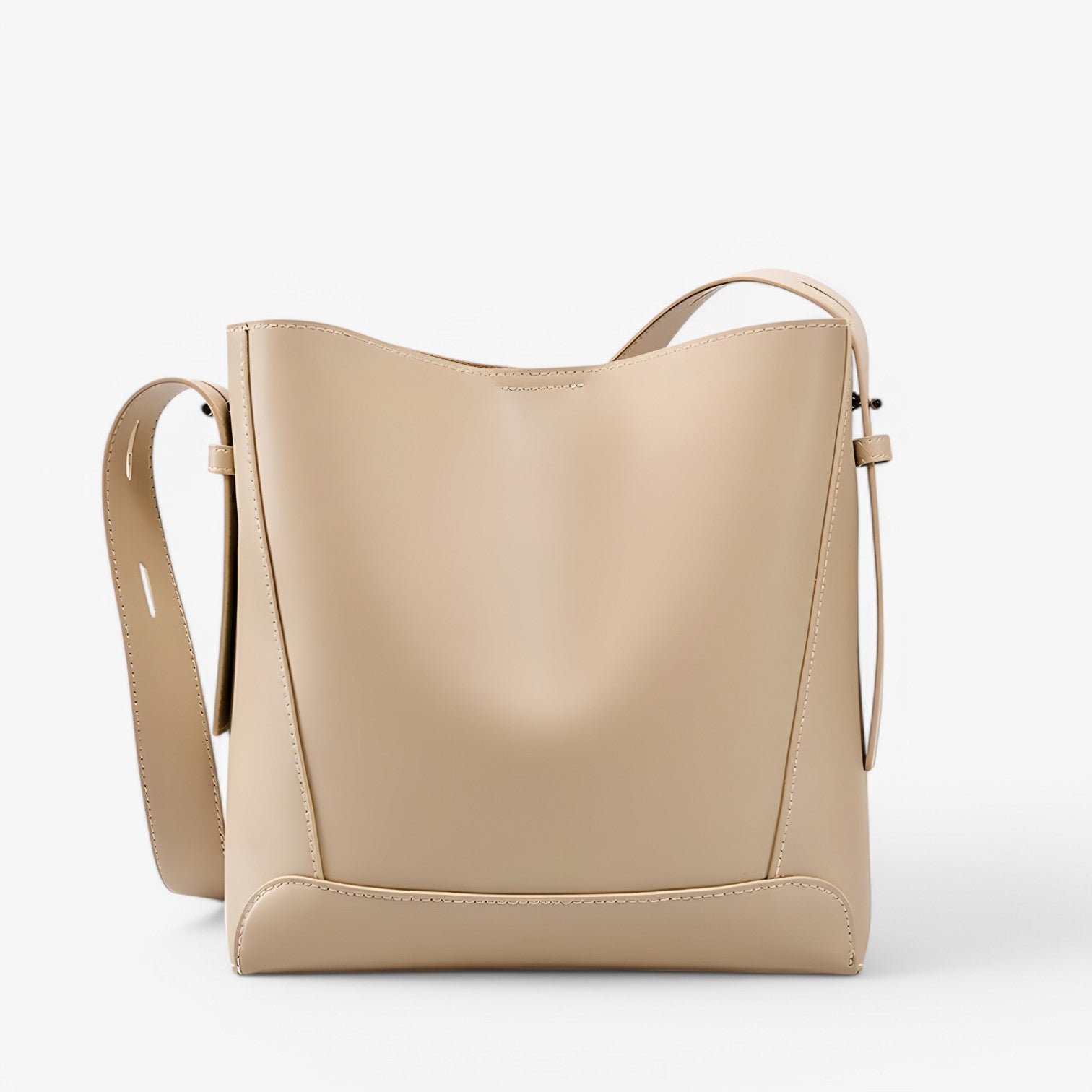 Hilda | Elegante borsa a spalla in pelle – Ampia e raffinata - Khaki - bag Leather Bag Shoulder Bags women bag - Concept Palermo
