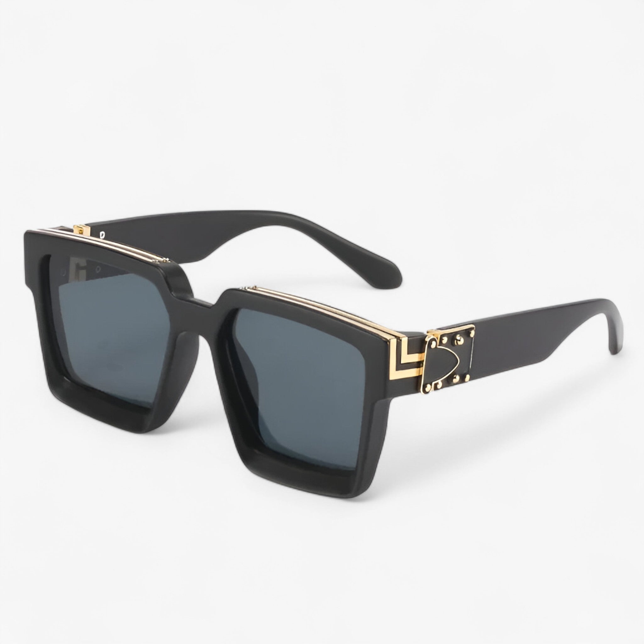 Manuel | Occhiali da sole a specchio quadrati retrò da uomo - Nero - Fashion Sunglasses men sunglasses polarized Polarized man sunglasses Sunglasses sunglasses polarized men - Concept Palermo