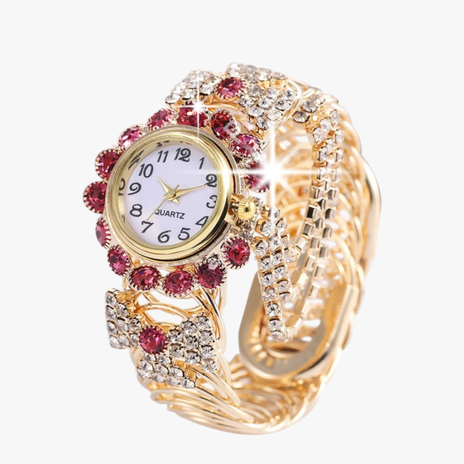 Kamila | Orologio di lusso con bracciale di diamanti per donna - Rosso CINA - female watch ladies watch watch watch for women watches - Concept Palermo