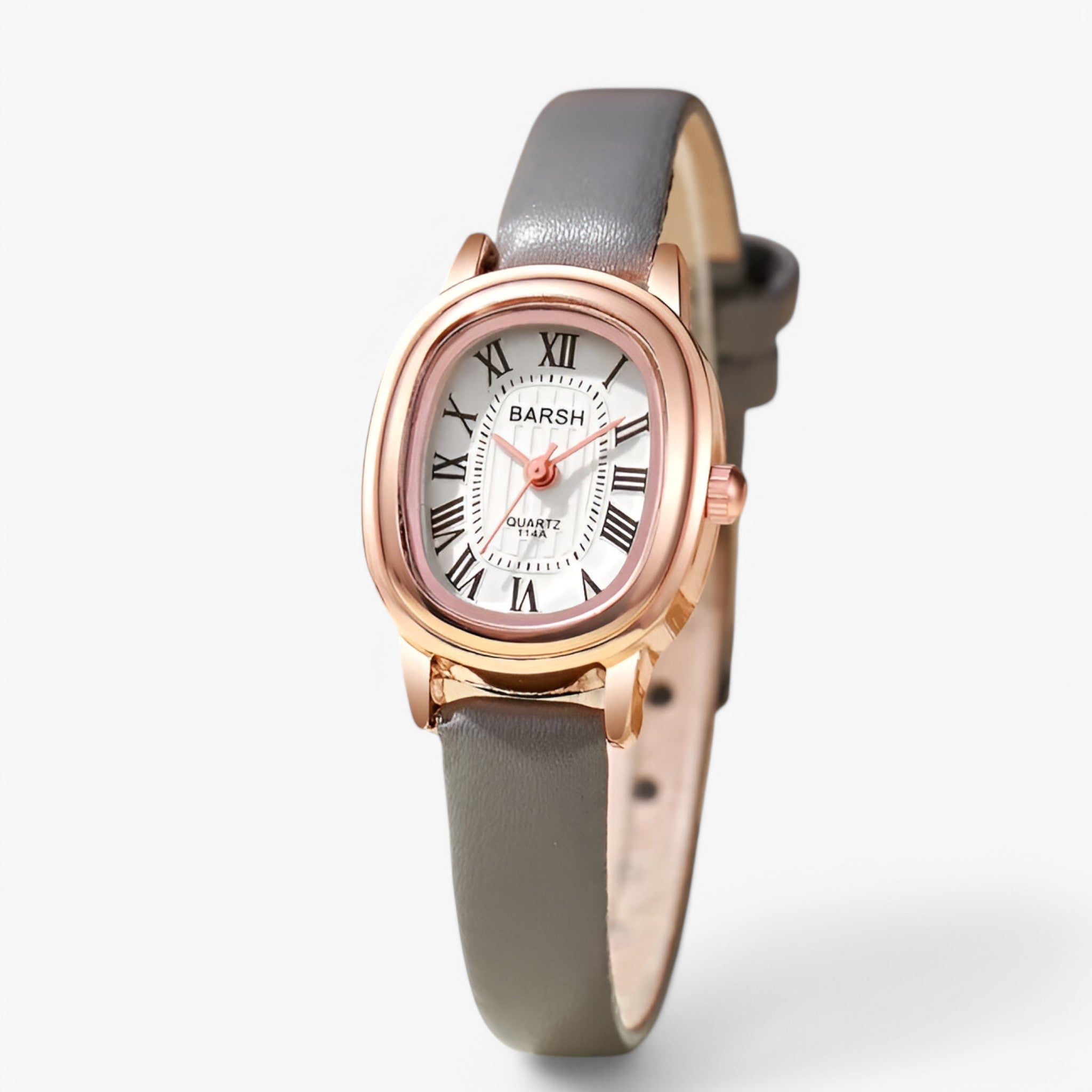 Ingrid | Orologio da donna al quarzo con quadrante ovale - Grigio - female watch watch for women - Concept Palermo