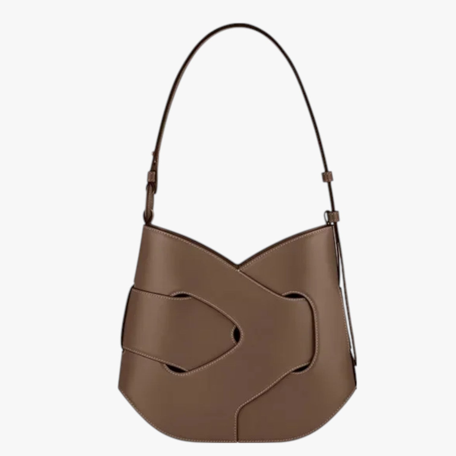 Skye | Borsa a tracolla in pelle intrecciata - Francia Khaki 26x6x28cm - bag Bags Shoulder Bags women bags - Concept Palermo