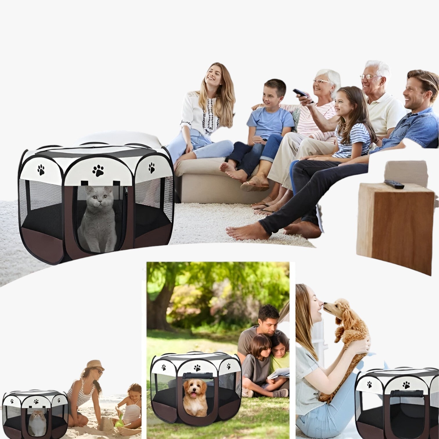 Milo | Tenda portatile pieghevole per animali domestici per comfort e facilità - - pet pet accessories pet bed PET SUPPLIES - Concept Palermo