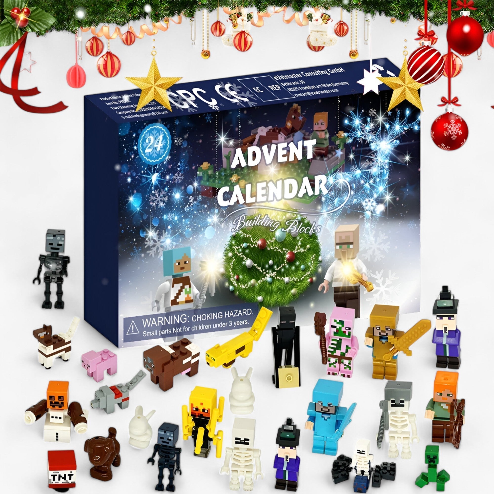 Bouwplezier | Calendario dell'Avvento Jule 2024 - - Christmas gift kids toys toys toys & gifts - Concept Palermo