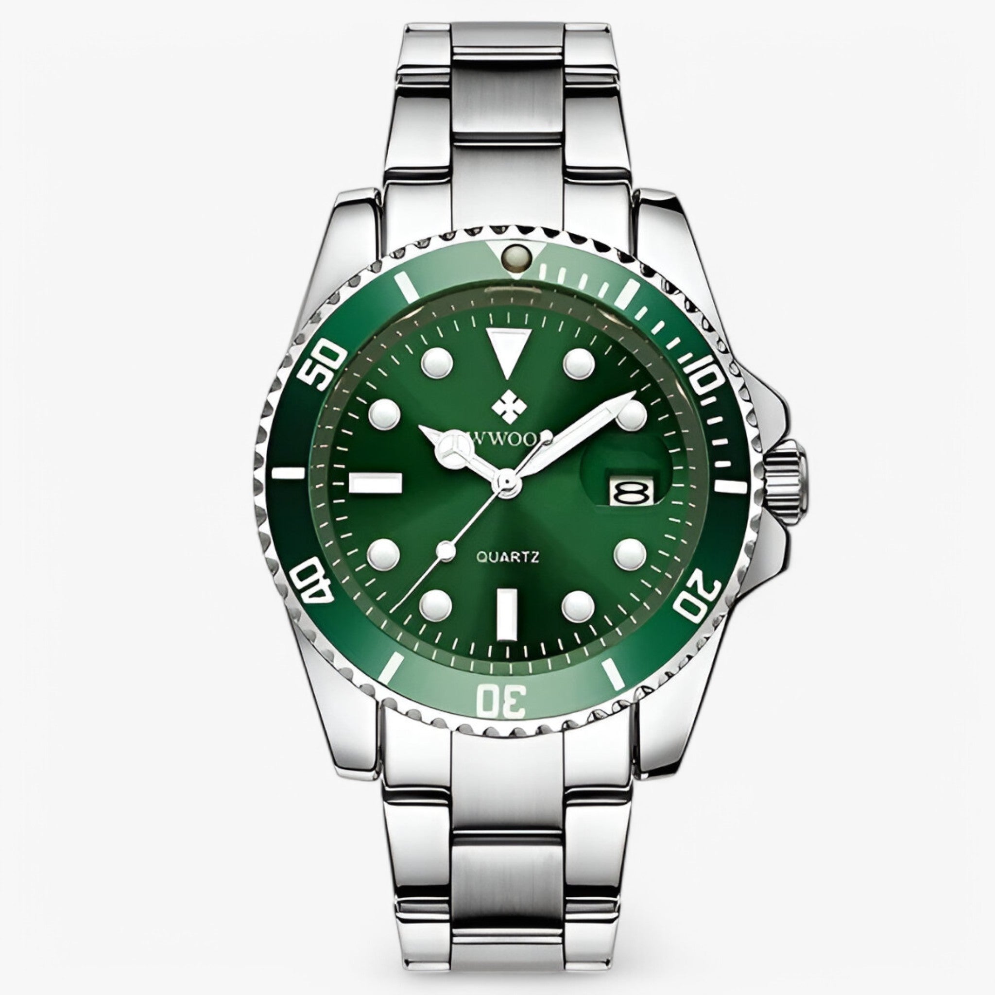 Leeuw | Lussuoso orologio subacqueo impermeabile - verde - watches WATCHES FOR MEN - Concept Palermo