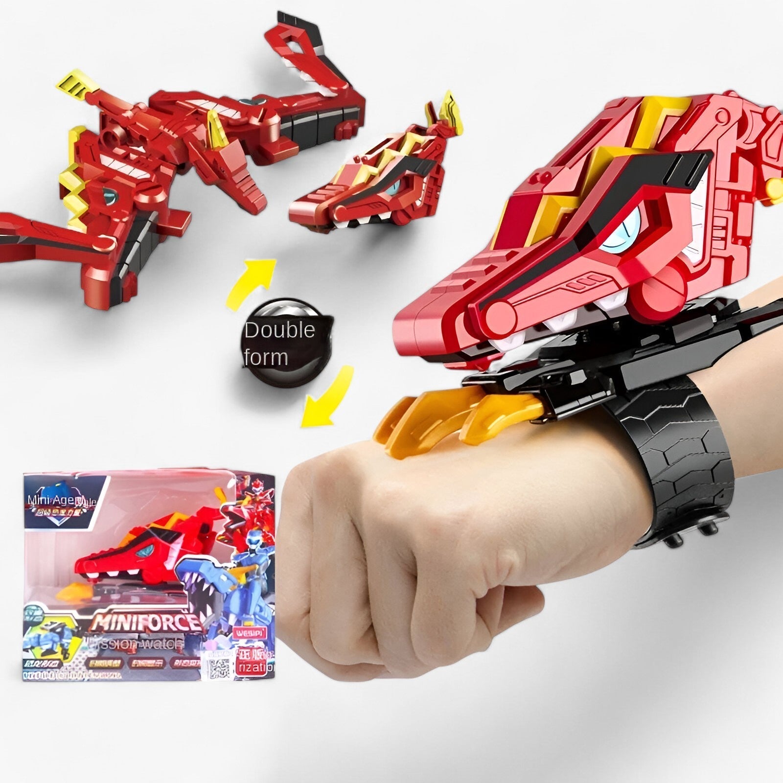 Transformér e Gamba | Mecha Dino Ur - Rosso - Christmas gift gift kids toys toys toys & gifts - Concept Palermo