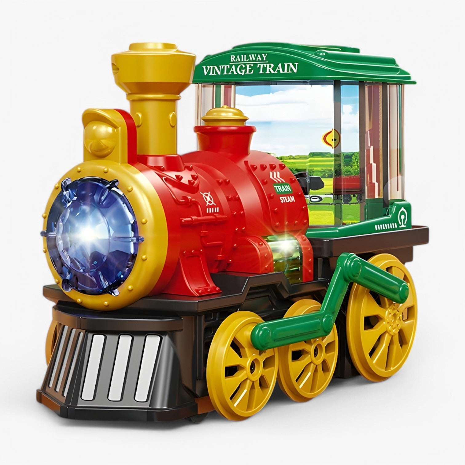 Cosmo | Treno a Vapore Elettrico – Divertimento Realistico per Bambini - - toys toys & gifts toys for kids - Concept Palermo