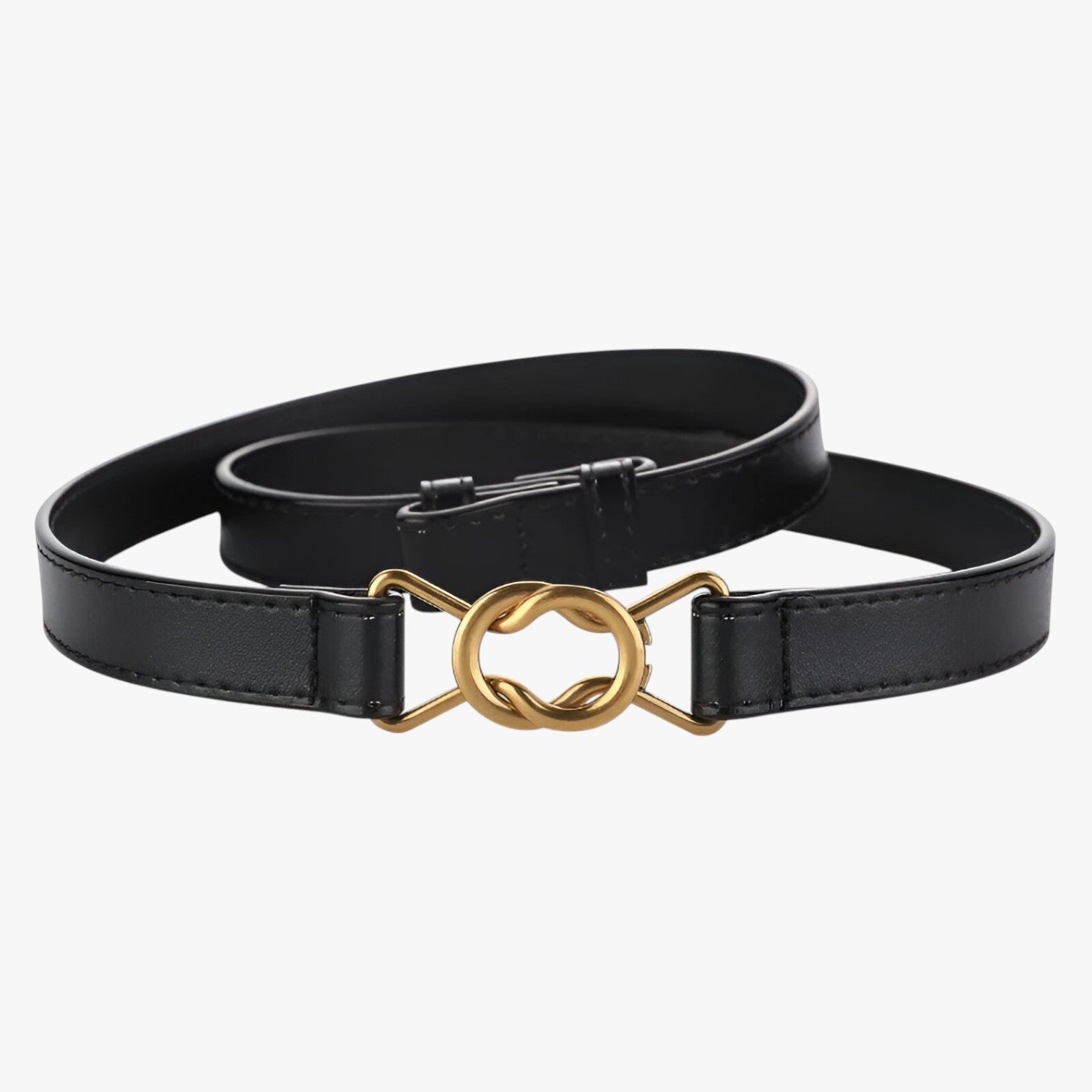 Lorelei | Cintura elegante senza fori regolabile - nero 95cm - Belts belts for woman waist belt for women Womens belt - Concept Palermo
