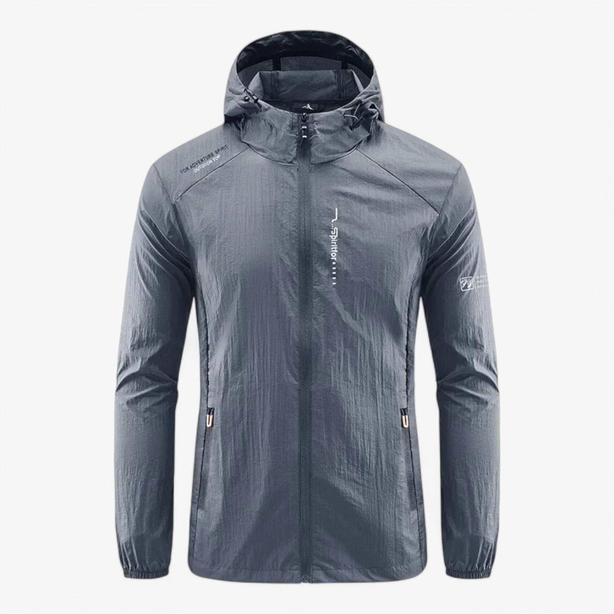Mason - Giacca comoda e impermeabile al vento e all'acqua - Grigio scuro - Jacket jacket for men - Concept Palermo
