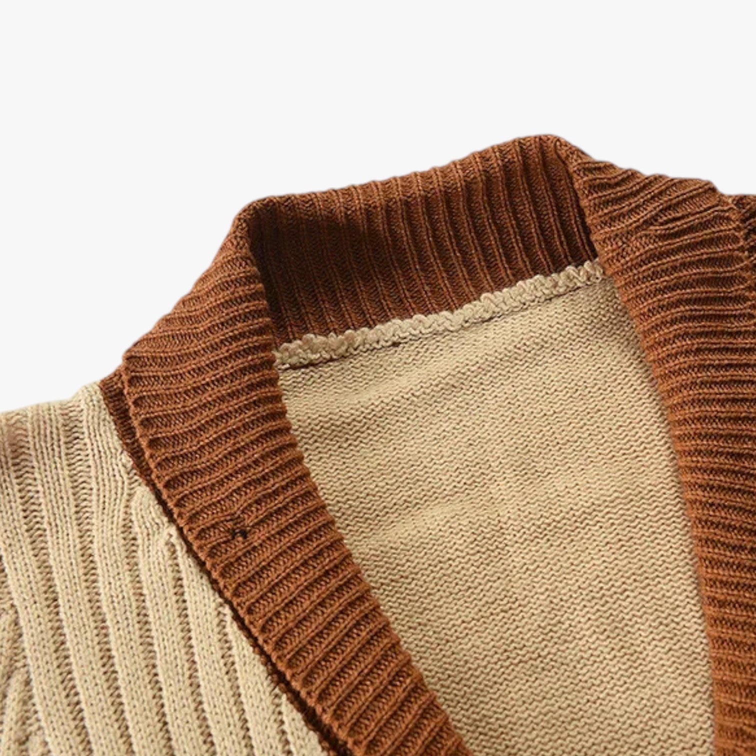 Ivan | Cardigan aperto con scollo a V da uomo: eleganza casual e comfort autunnale - - Sweater sweater men sweaters sweaters & cardigans - Concept Palermo
