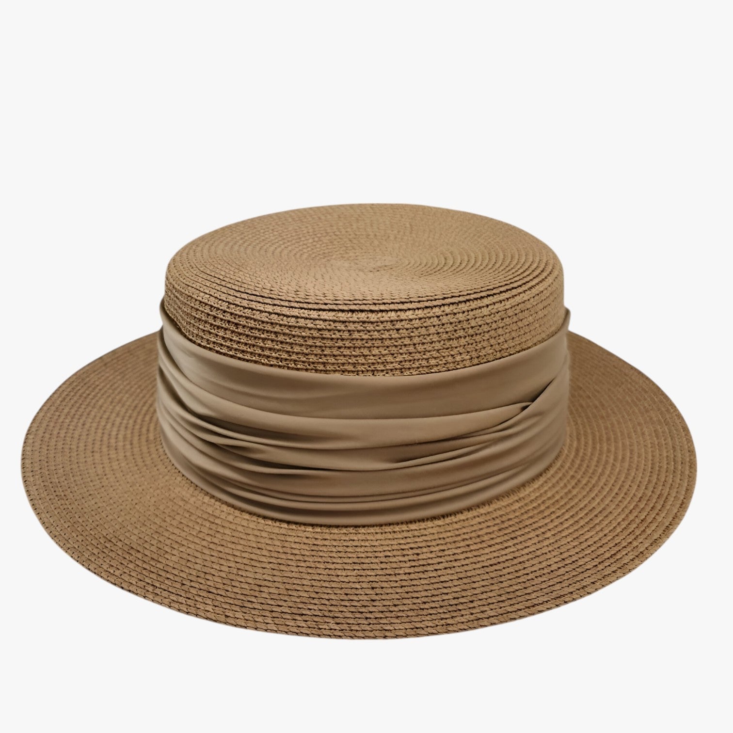 Gretchen | Chic e Protetto: Cappello da spiaggia Fedora estivo con bordo largo - Khaki 54-58cm - Hat for girls summer hat Sun Hats women hat - Concept Palermo
