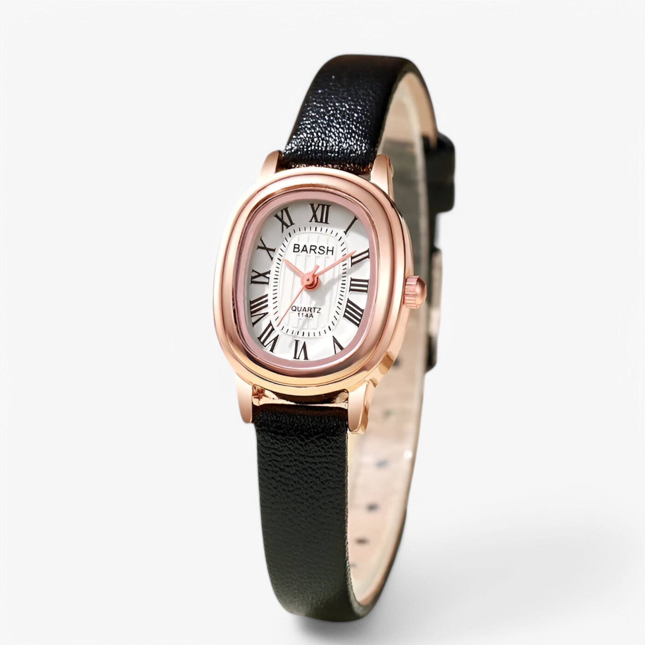 Ingrid | Orologio da donna al quarzo con quadrante ovale - Nera - female watch watch for women - Concept Palermo