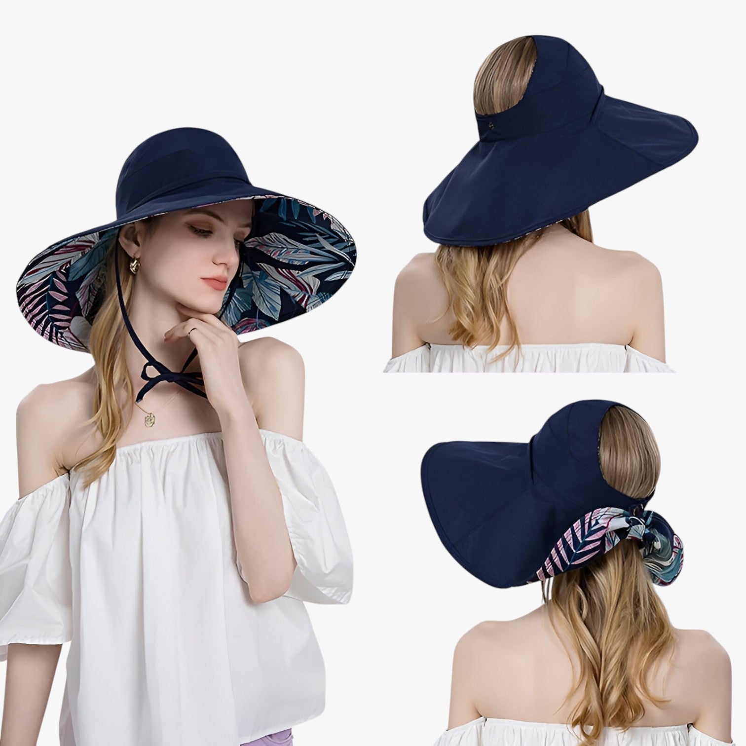 Marjorie | Cappello estivo con tesa larga – Massima protezione UV in stile Boho - - beach hat Hat for girls summer hat sun hat Sun Hats women hat - Concept Palermo
