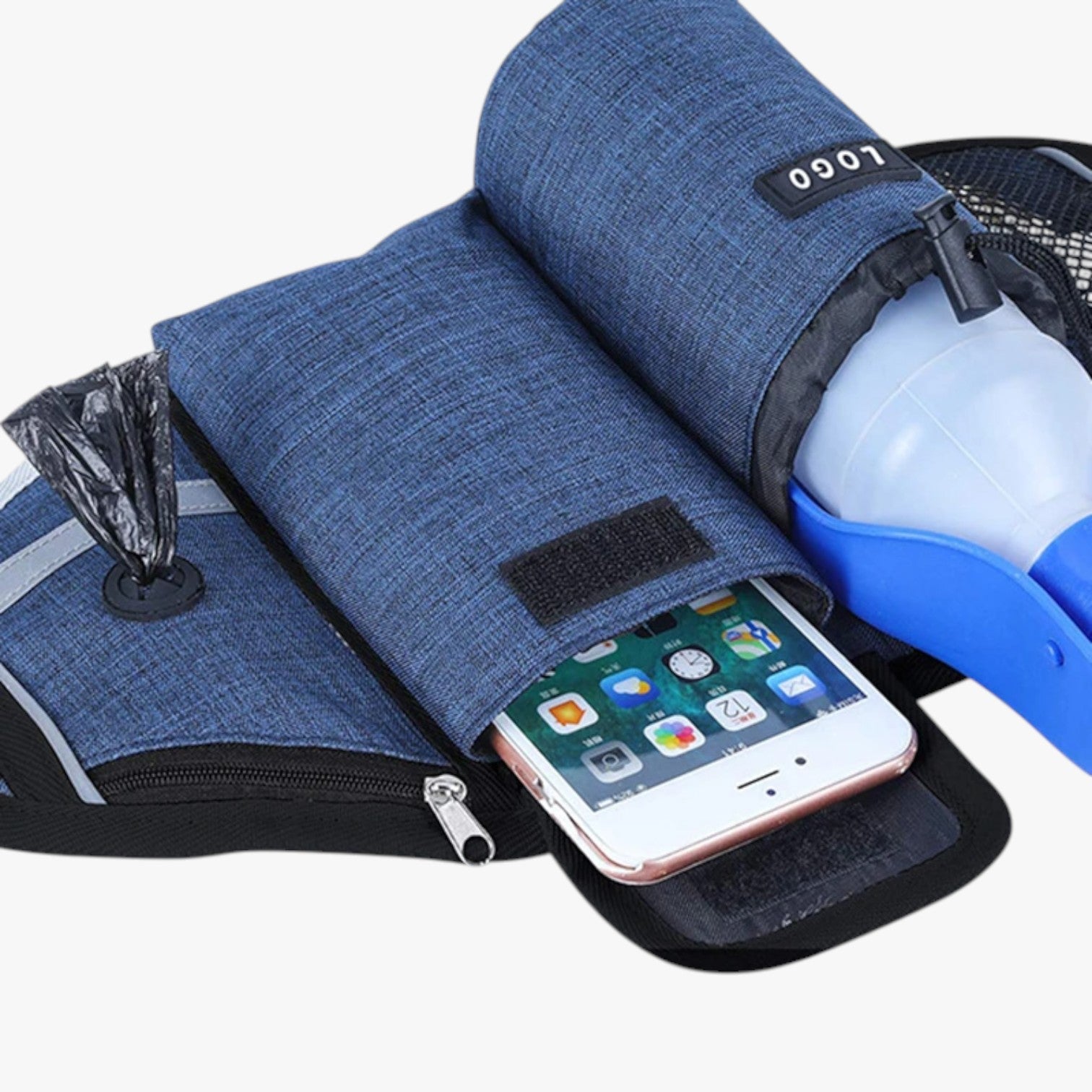 Briella | Marsupio Sportivo con Porta-Premi e Guinzaglio Riflettente - - pet pet accessories petproduct Pets - Concept Palermo