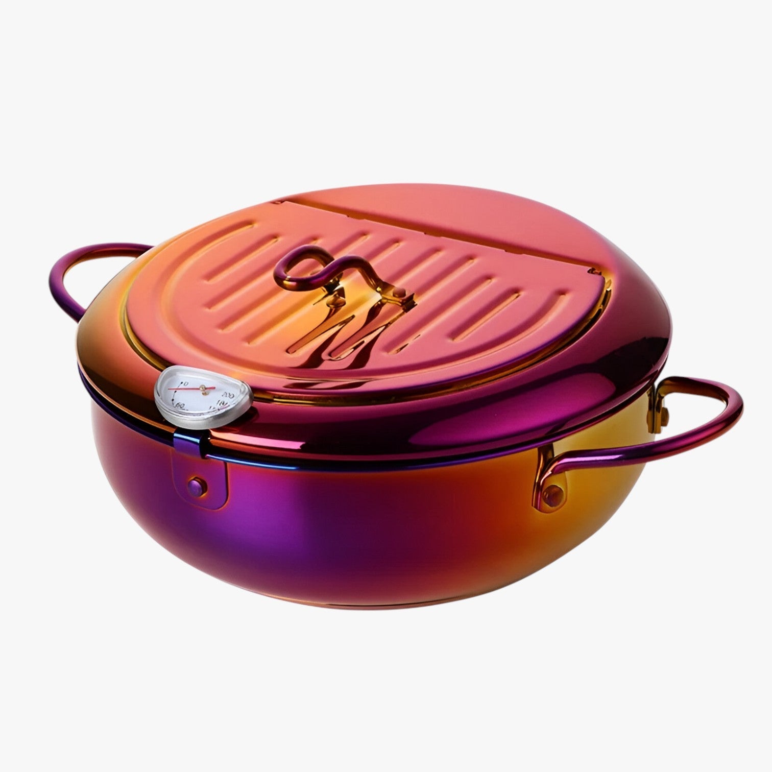 Brady | Friggitrice in acciaio inossidabile – Cottura precisa con termometro integrato - Arcobaleno NO.3 - Kitchen kitchen accessory kitchen tools - Concept Palermo