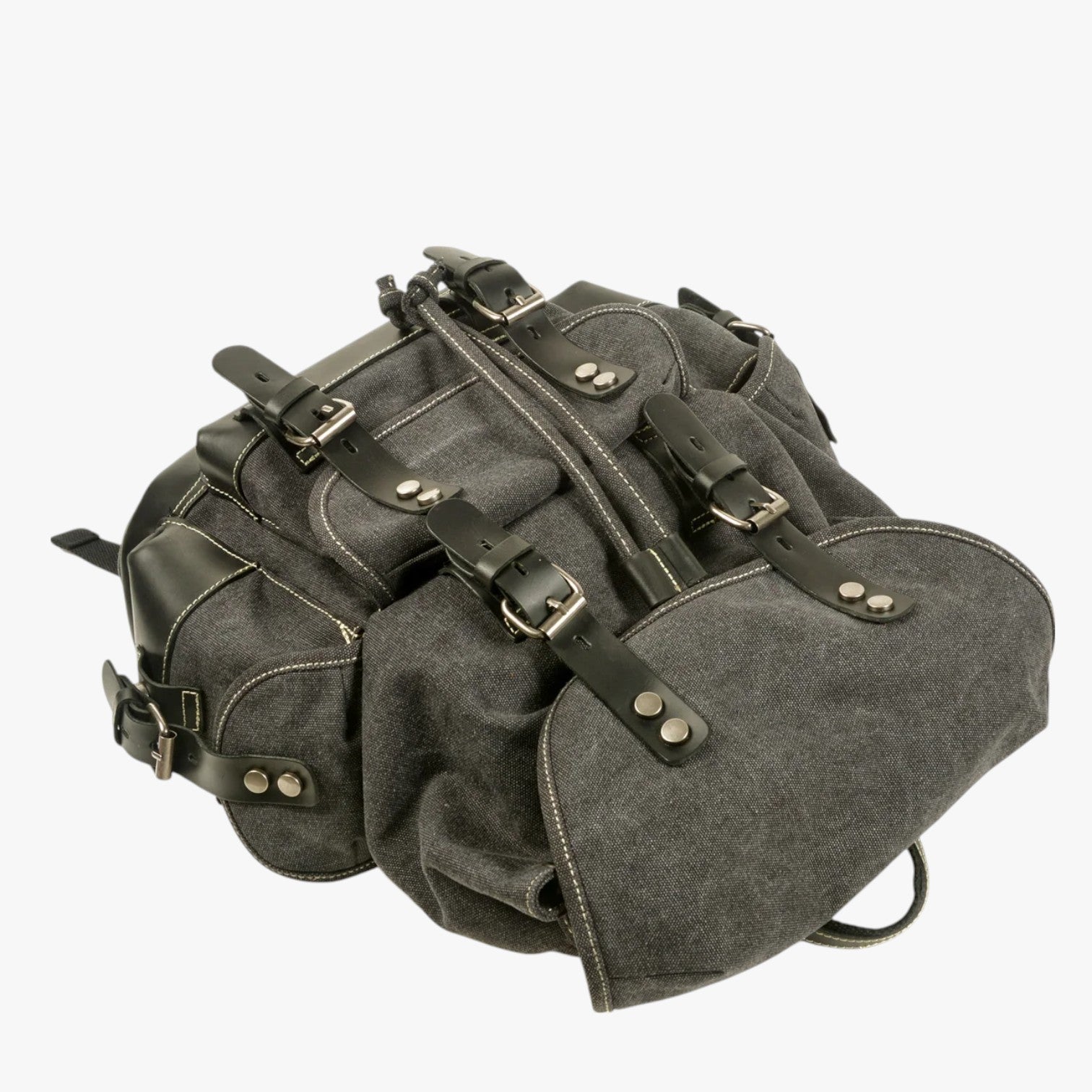 Conor | Zaino Escursionismo Tela e Pelle a Grande Capacità - - bag Bags bags for men mens bag - Concept Palermo