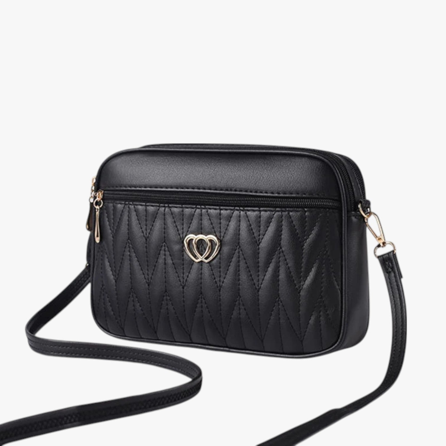 Mariah | Borsa Donna 2024 in Pelle PU Morbida, Elegante e Versatile - nero 26x7x18cm - bag Bags Shoulder & Crossbody Bags Shoulder Bags women bags - Concept Palermo