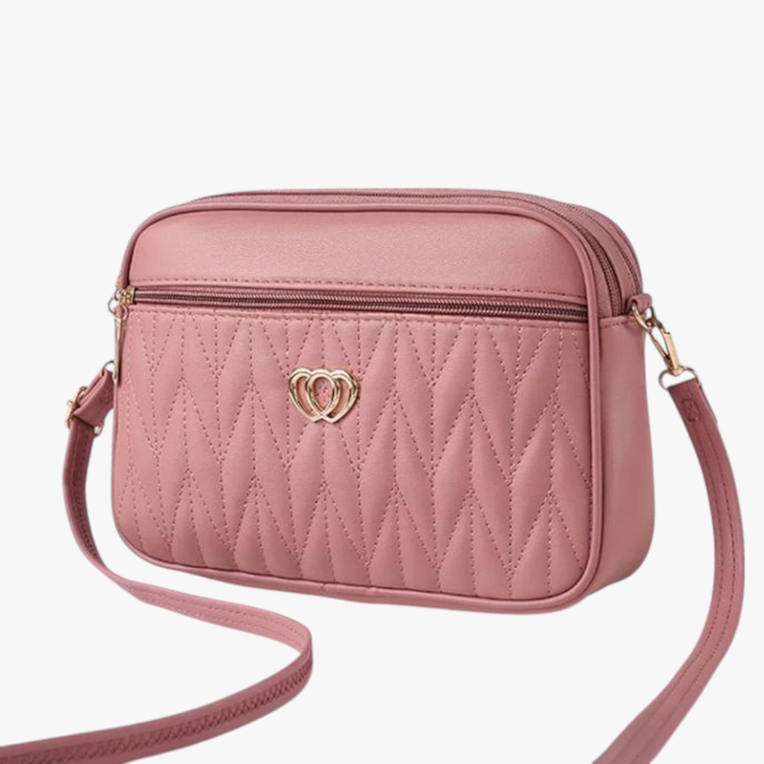 Mariah | Borsa Donna 2024 in Pelle PU Morbida, Elegante e Versatile - rosa 26x7x18cm - bag Bags Shoulder & Crossbody Bags Shoulder Bags women bags - Concept Palermo